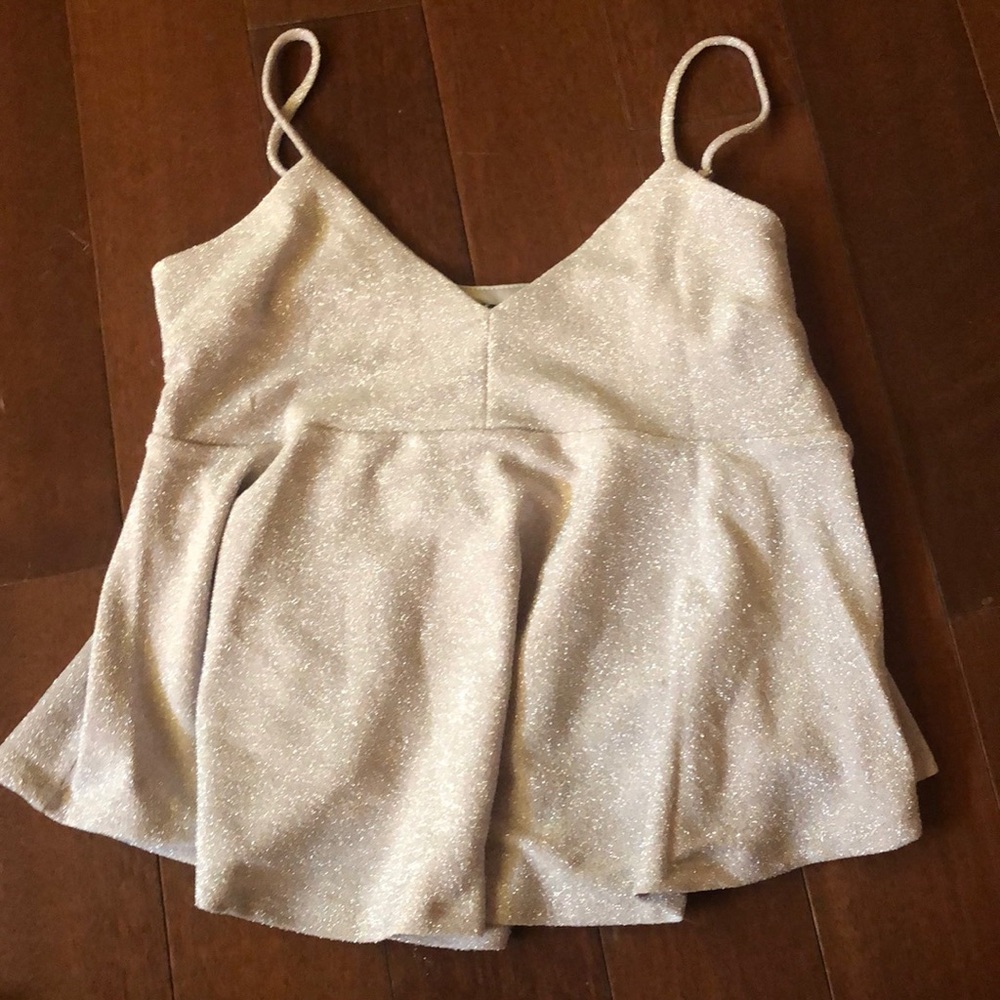 Sparkly top with tag